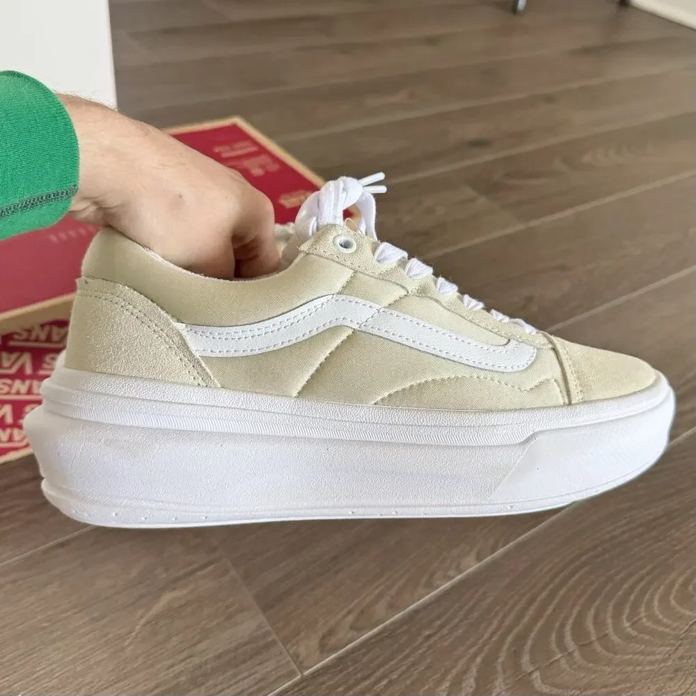 VANS Old Skool Overt CC Platform Sand Low Shoes Comfy Cush Mens 8 Womens 9.5 - Picture 5 of 13